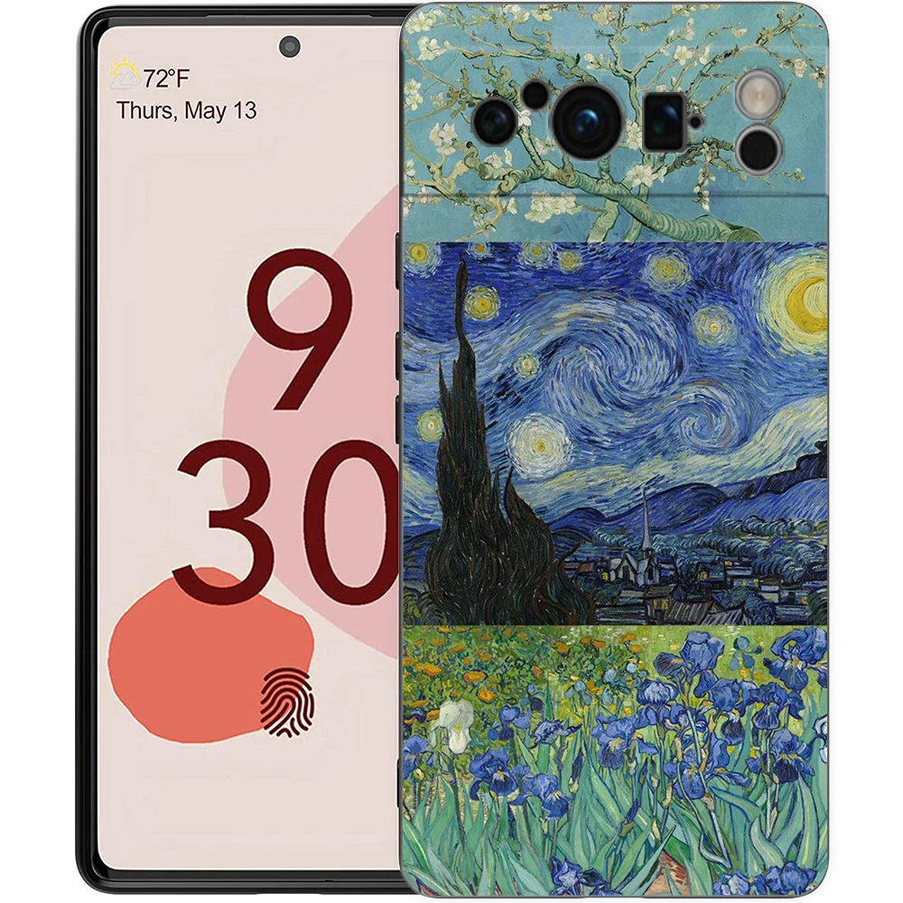 Van Gogh Sunflowers & Starry Night Art Aesthetic Soft Shockproof Phone Case