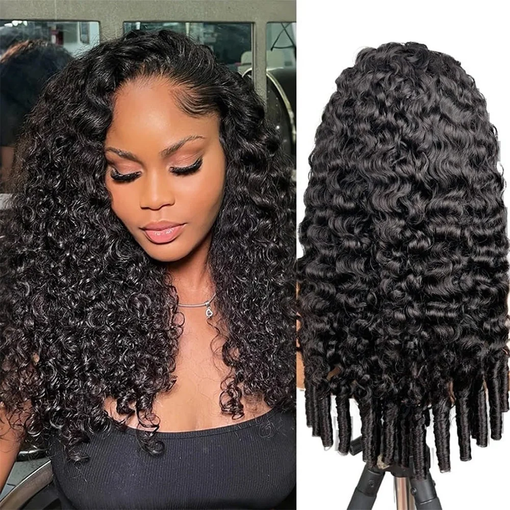 Burmese Curly Wigs Human Hair 7x6 Lace Frontal Wig 44 46 inches for Women 13x4 13x6 Curly HD Lace Front Wigs with Spiral End