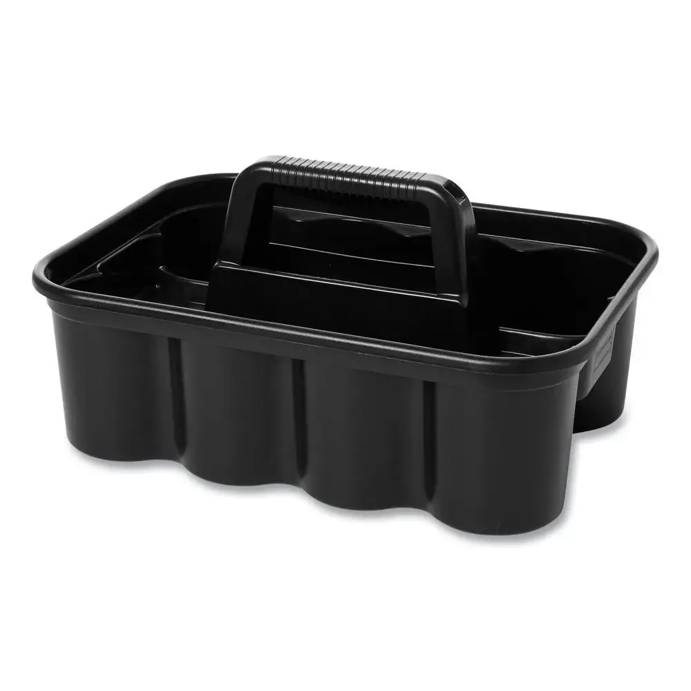 Janitorial-Housekeeping Cleaning Caddy Tools and Supplies Heavy-Duty Carry All-Purpose Holder with Ergonomic Handle Compact