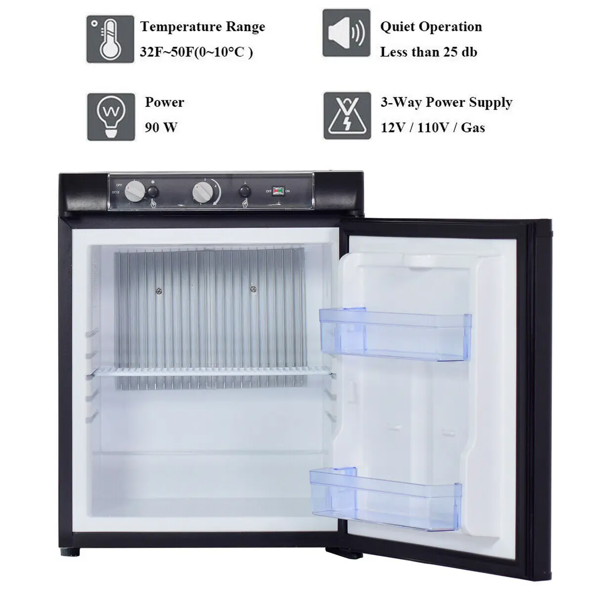 Smad Compact Refrigerators Mini Frigo 50L Nevera with Lock Portable Fridge  for Room Single Door Absorption Fridges Free Shipping - AliExpress