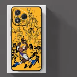 Cartoon Basketball Star Soft Shell Phone Case - Huawei P smart 2019 (Mix01)