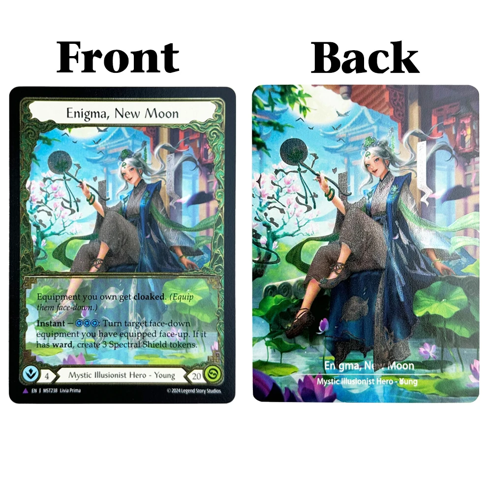 COLD FOIL FAB TCG Card Proxy Double-sided Game card Arakni 5L!p3d