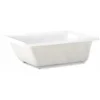 Niche Bathtub, 60 "x 32", Glossy White Right Drainage Outlet Glass Fiber Reinforced Acrylic: Designed for Durability 5