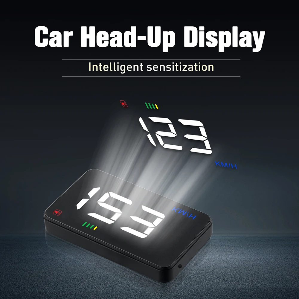 

OBDHUD A500 Car HUD OBD2 Head Up Display Windshield Projector Digital Speedometer Alarm Water Temp RPM Over Speed Warning