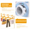 Mini Washing Machine Toys Home Appliance Kid Educational Household Plastic Role-play Abs Roller Simulation Child Kids Plaything 5