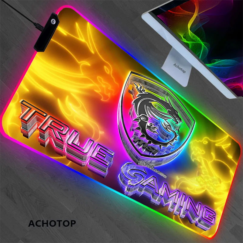 

Коврик для игровой мыши MSI Dragon, RGB, размеры XL, аналог аниме CS