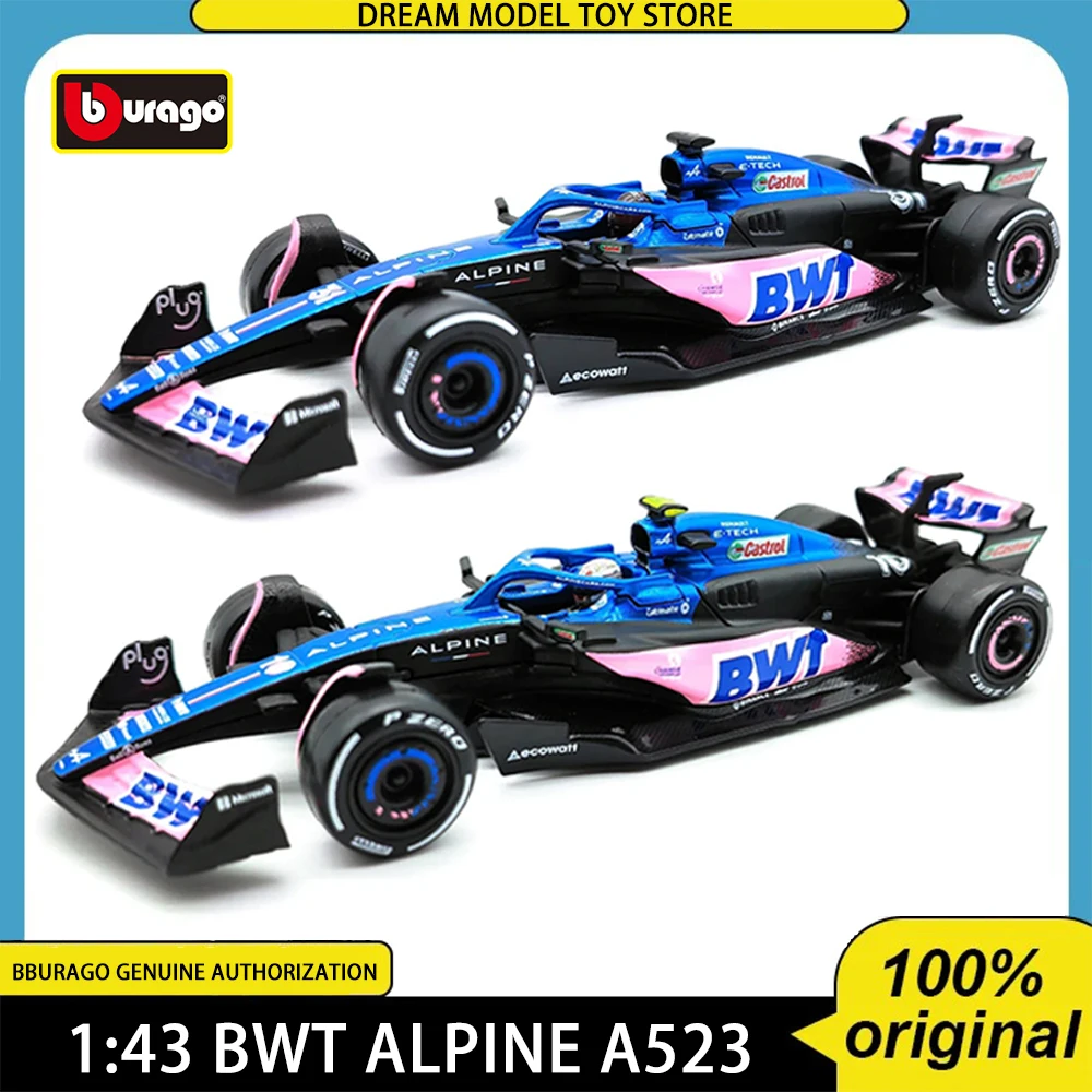 Bburago 1:43 SF24 RB20 RB19 las vegas W15 W14 F1-75 AMR23 Static Diecast Casting Alloy Model Car Collection Toy Birthday Gift 6