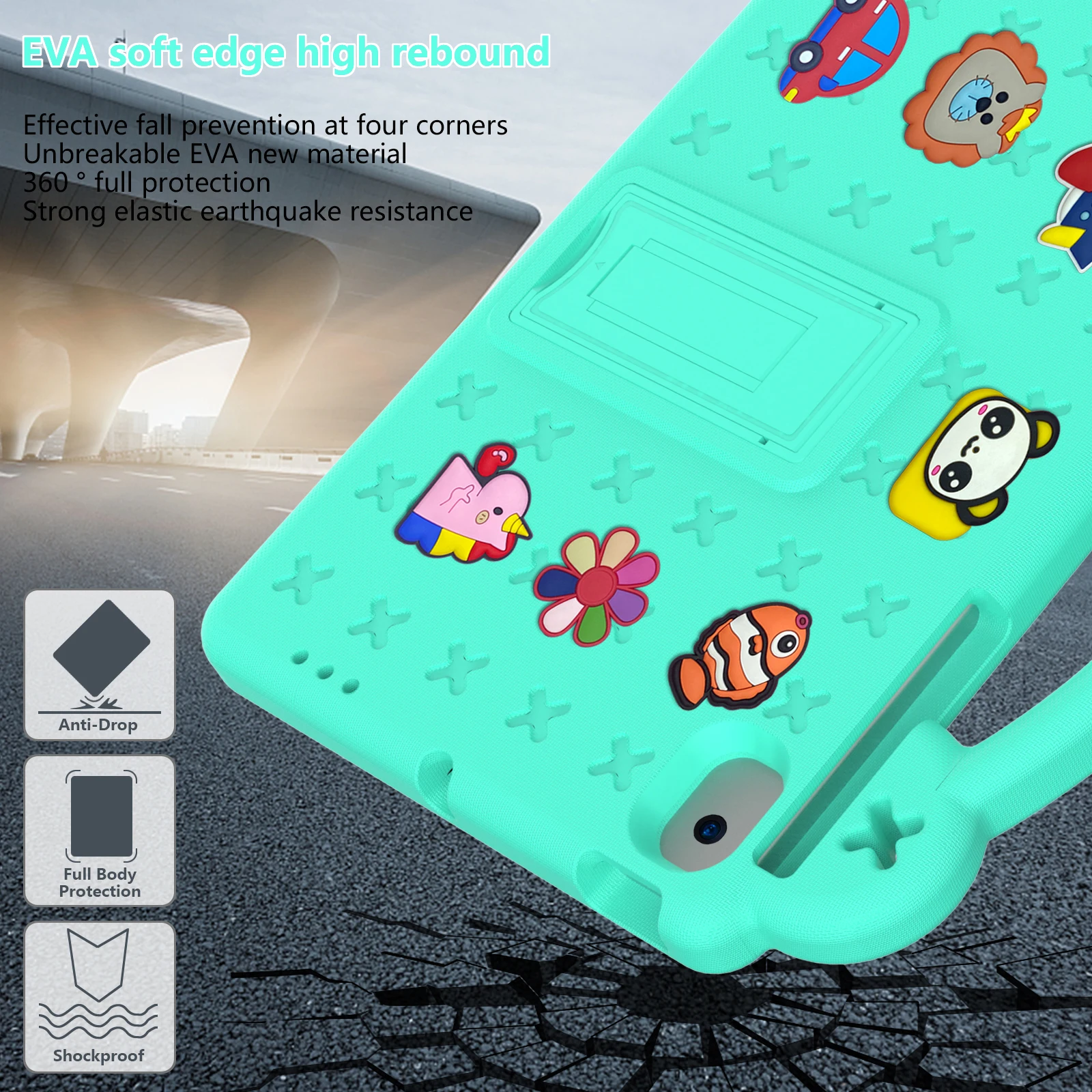 Kids Shockproof Case with Stand