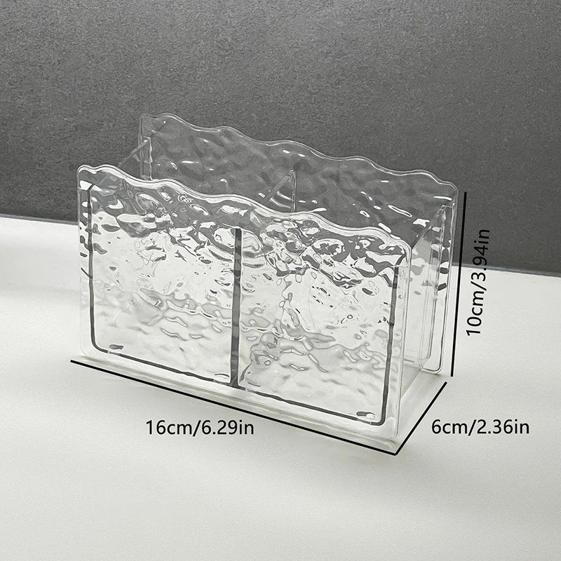 1Pcs Bathroom Storage Display Stand Acrylic Cosmetic Storage Box Makeup Brush Holder Organizer Lipstick Eyebrow Pencil Case 6