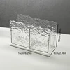 1Pcs Bathroom Storage Display Stand Acrylic Cosmetic Storage Box Makeup Brush Holder Organizer Lipstick Eyebrow Pencil Case 6