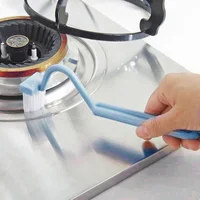 Toilet Cleaning Brush S Shape Portable Wc Scrubber Curved Side Bending Handle Corner 6