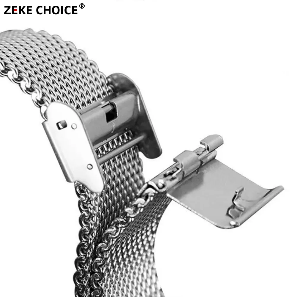 Premium Milanese Mesh Stainless Steel Watch Strap - Thick Metal Bracelet