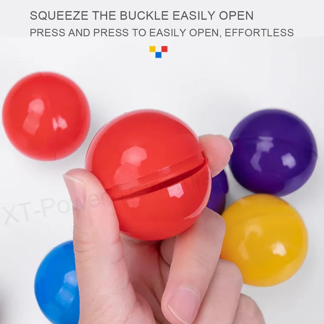 Bolas De Conteo De Plástico Huecas De Colores 20 Mm | 100 Piezas Con Caja De Almacenamiento Para Enseñar Matemáticas Y Probabilidad