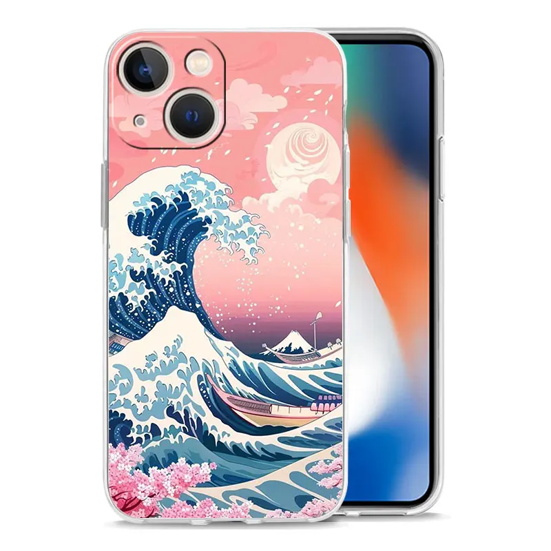 Fashionable Great Blue Wave Phone Case