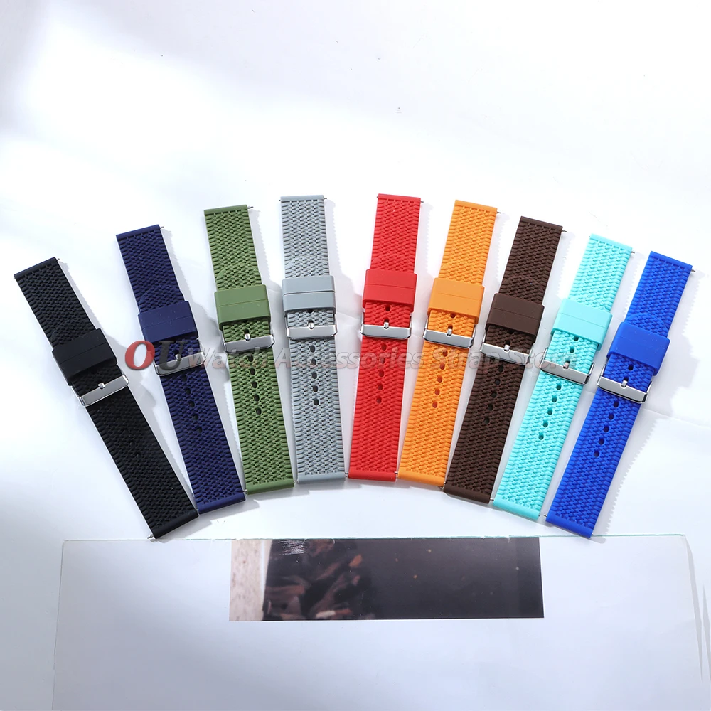 Silicone Quick Release Universal Watch Strap - Multiple Sizes