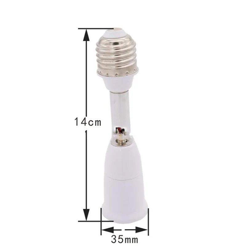 Flexible Position Holder Extender for E27 Socket Adjustable E27 to Base Converter for Screw Bulb Extension Adapter k5 For Lamp Socket Extender