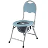 Foldable Elderly Toilet Chair  Hygienic and Movable Lavatory, Ideal for Disabled and Maternity Use, Easy to Sanitize Commode 4