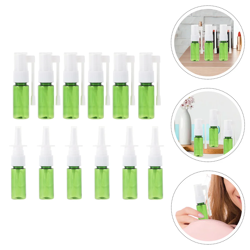 

12 Pcs Spray Bottle Mist Makeup Liquid Practical Sprayer Sub Cosmetics Empty Small Nasal The Pet Plastic