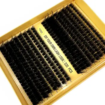 DIY 5D Fluffy Lash Clusters Thick Eyelash Curl Extension 8