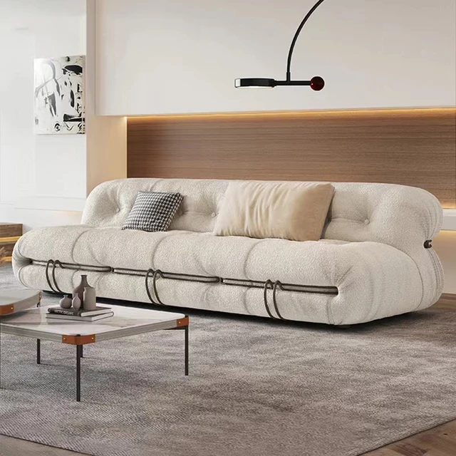 Lambswool Relax soggiorno divano letto Stretch Nordic economico moderno  pigro divano Lounge Longue minimalista Canape salone mobili per la casa -  AliExpress