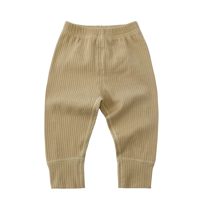 Cotton Pants Baby Trousers Newborn Baby Pants For Boys Girls Clothing Solid Cotton Stretch Pants Baby High Waist Trousers Toddler Costume Infant PP