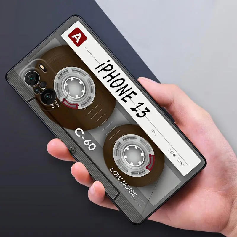 Vintage Cassette Tape Design Soft Phone Cover