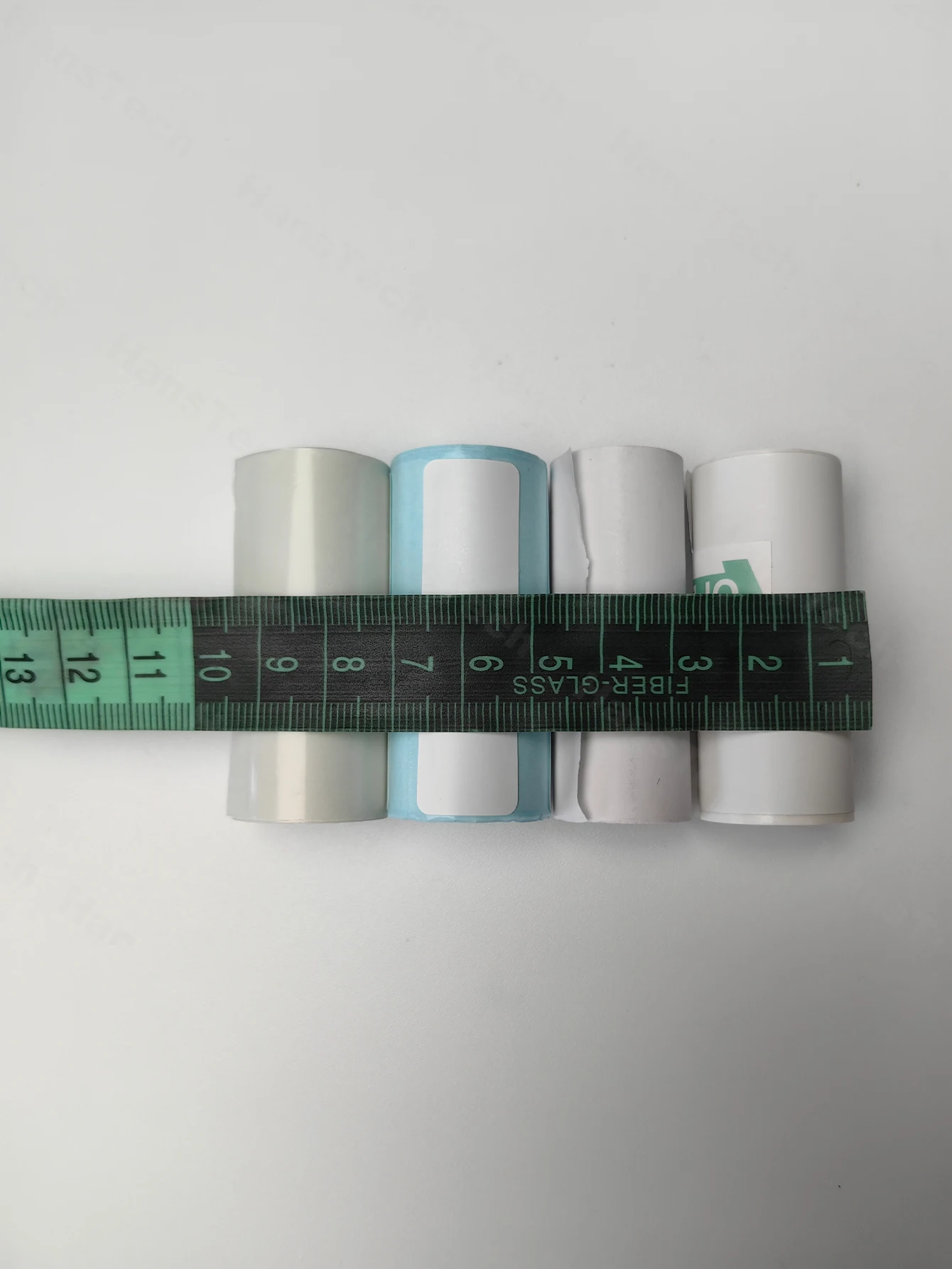 미니 열전사 프린터용 투명 스티커, 흰색 투명 스티커, 빈 사진 용지, BPA 프리, 4 롤, 57mm 너비