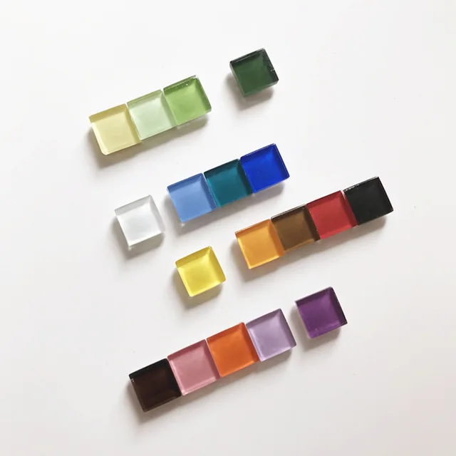 Mini Méret 1 Cm Vegyes Színű Mozaik Gyöngyök Hűtőmágnesek Diy Konyha Otthoni Dekoráció Memo Tábla Hűtőszekrény Matrica - Image 4