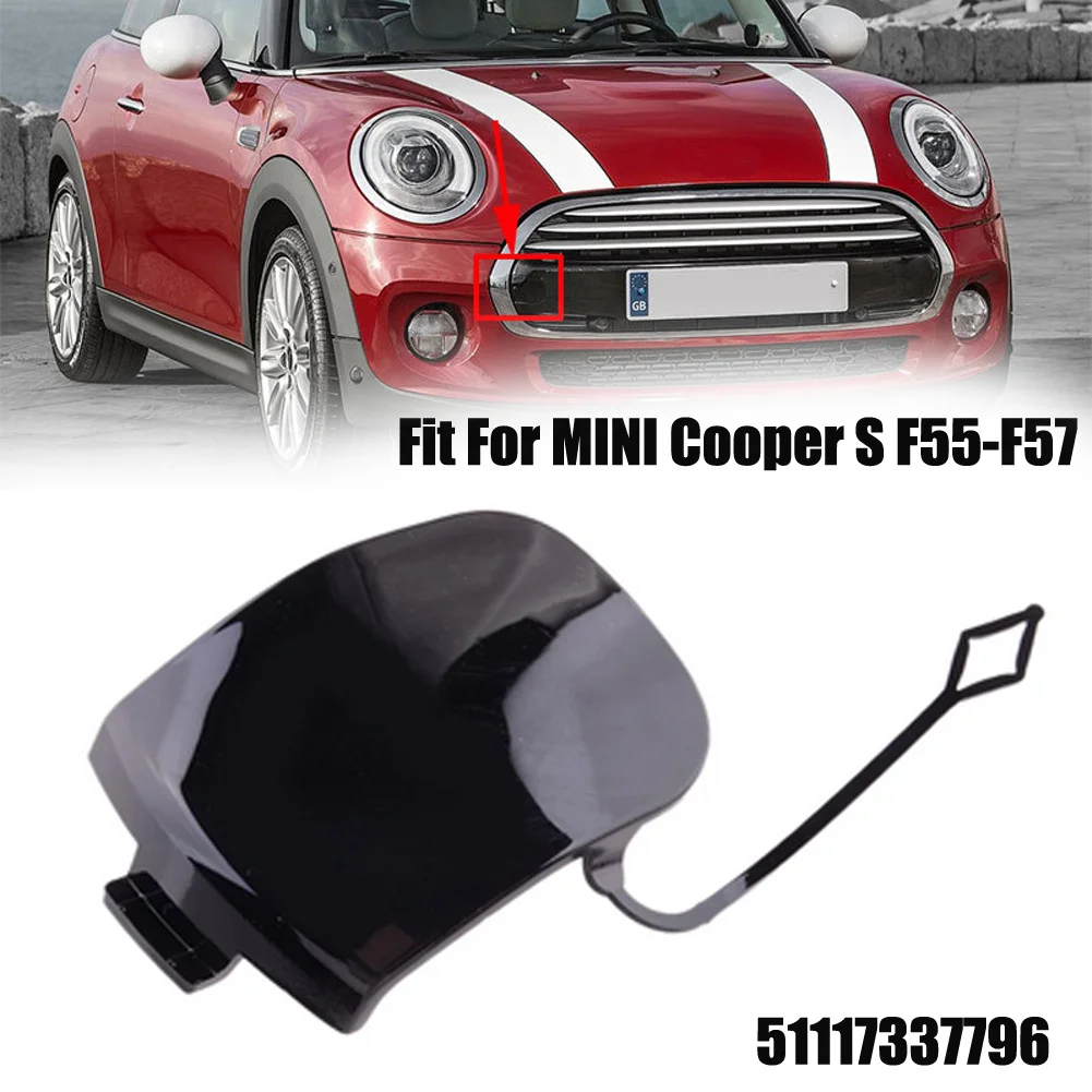

Car Front Bumper Trailer Cover 51117337796 Front Bumper Tow Hook Eye Cap Cover For MINI For Cooper S F55-F57 Auto Towing