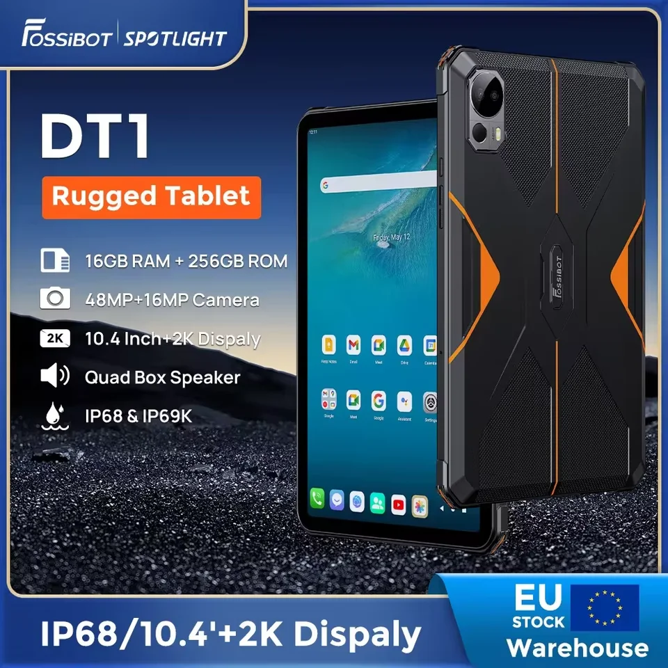 FOSSiBOT DT1 Tablet Android 13 10.4inch FHD+ 2K Display 8GB 256GB