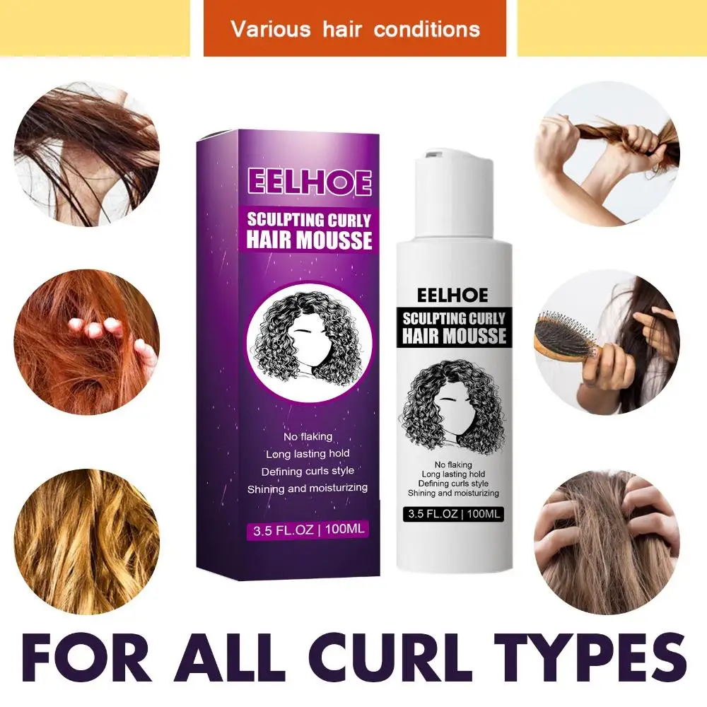 Lady Curl Hair Boost Defining Cream Hair Repairing Frizz Control Color Treated Bouncy Curls Moisturizer Curl Treatment Wavy