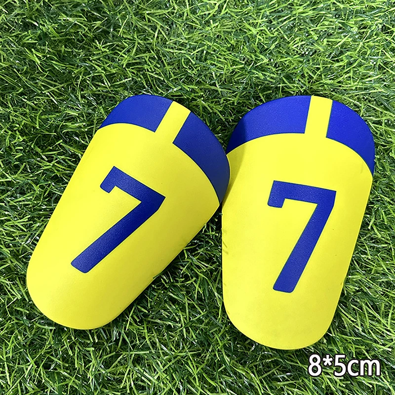 thumbnail image 1 of 1 par de mini espinilleras de fútbol, protector de piernas, resistente al desgaste, amortiguador, protector de piernas, tabla de caña para entrenamiento de fútbol, 1 of 5