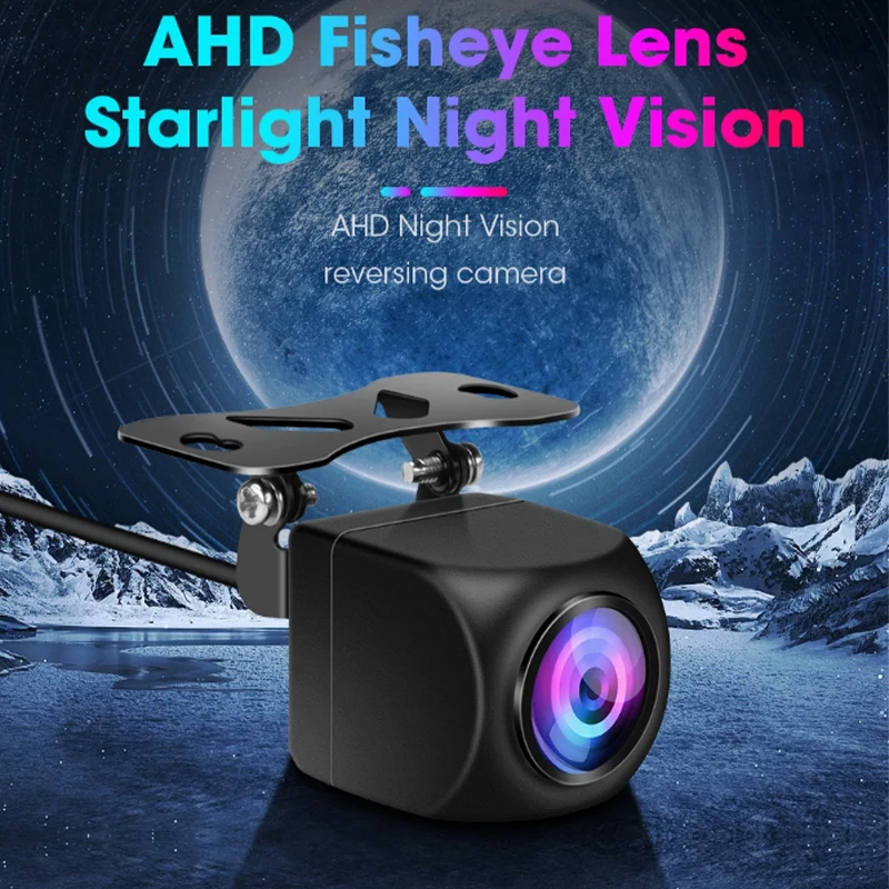 HD WIFI5 야간 투시 카메라 차량용 무선 방수 와이파이 후방 카메라 5V 전원/12V 지원 안드로이드, IOS 및 라디오