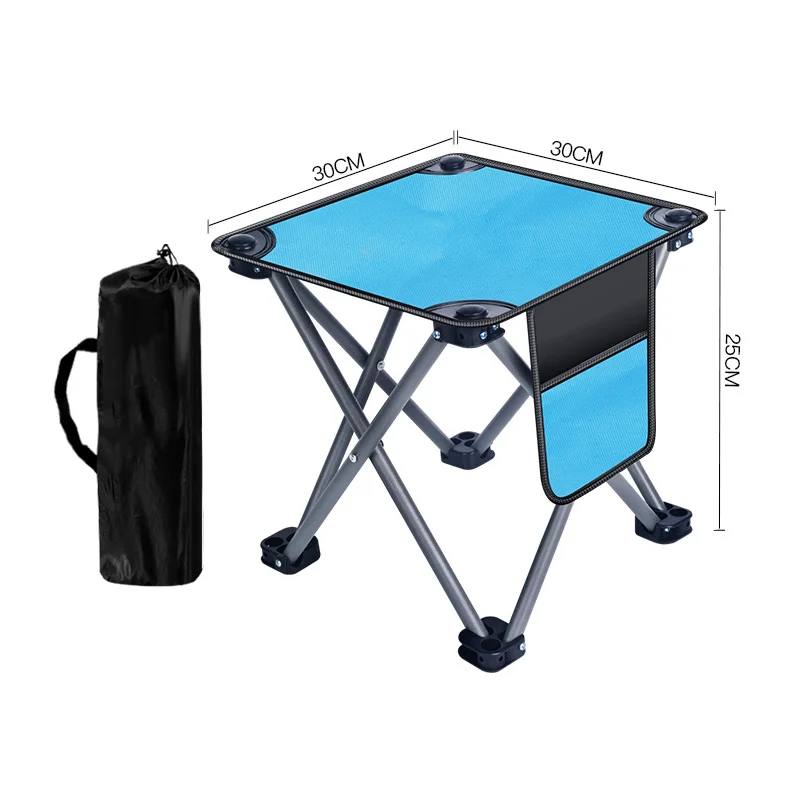 Outdoor Beach Folding Chair Camping Stool Folding Fishing Chair Portable Oxford Cloth Seat With A Maximum Weight Of 160KG 