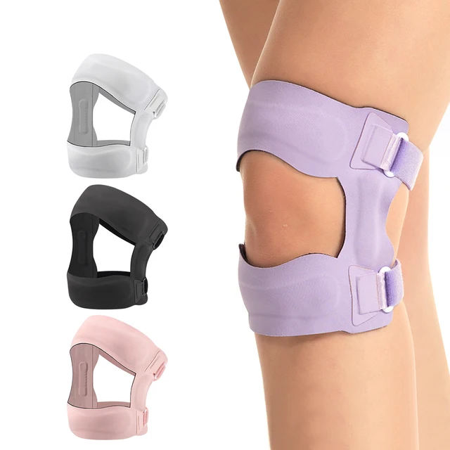 1pc Patellar Tendon Support Strap with Side Stabilizers & Patella Gel Pads, Knee Brace for Women Men Meniscus Tear, Knee Relief