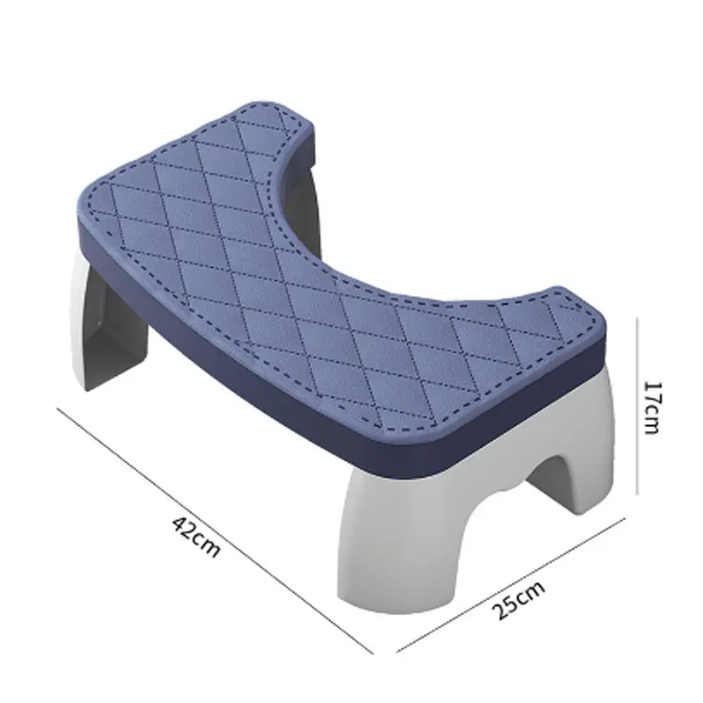 Plastic Toilet Squat Stool Bathroom Accessories Removable 4colors Foot Stool Portable Non-slip Toilet Seat Stool Adult 6