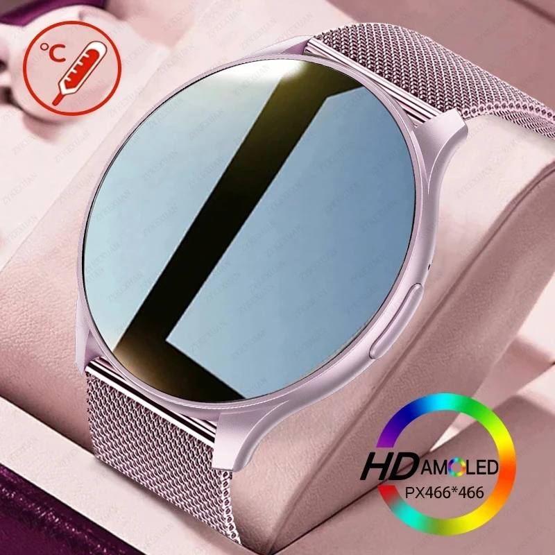 Per Xiaomi Huawei 1.43 Pollici Bluetooth Call Smartwatch Donna Uomo Amoled 466*466 Hd Pixel Display Smartwatch Ladies 2024 Nuovo