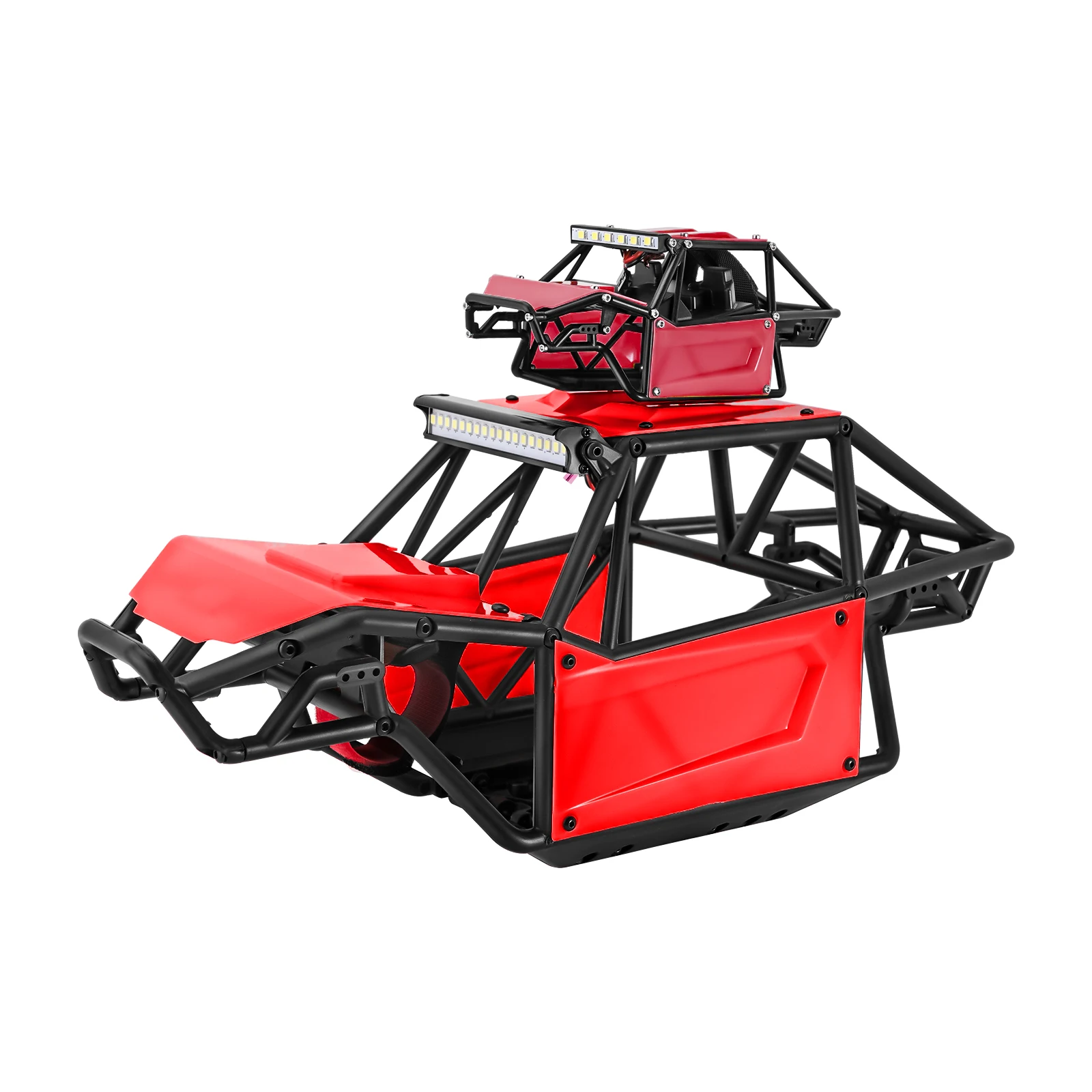 S55b6ac99b26d48a6a68fce188ed2f39dI INJORA Nylon Rock Buggy Body Shell Chassis Kit for 1/10 RC Crawler Car Axial SCX10 II 90046 UTB10 Capra