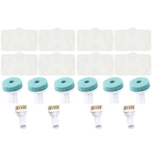 

Mop for Deerma Steam Mop Cleaner ZQ610 ZQ600 Steam Mopping Wiper & 1X Brush Head Attachment Mold Dust Removal Heads