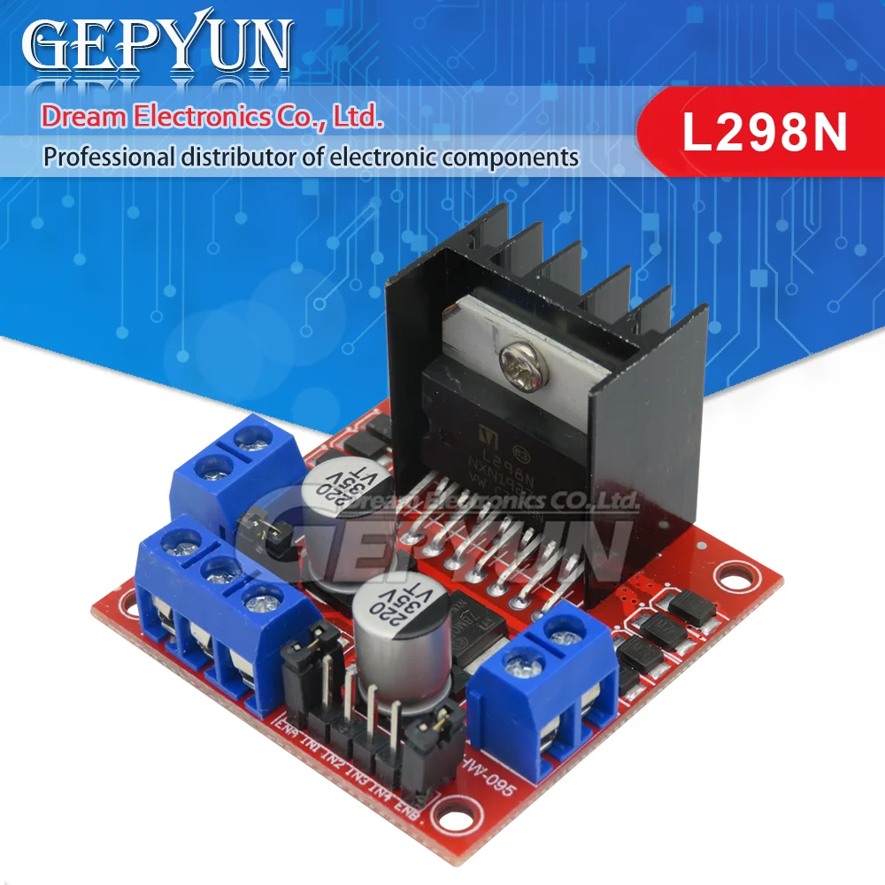 L298N Modulo Scheda Driver L298 Motore Passo-Passo Smart Car Robot Breadboard Peltier High Powerfor Arduino