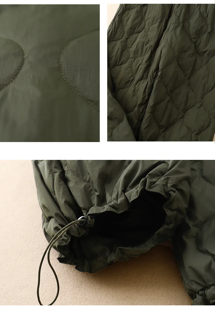 Women Winter Warm Down Cotton Pants Padded Quilted Trousers Elastic Waist Bloomers Solid Color Female Casual Wide Leg Sweatpants