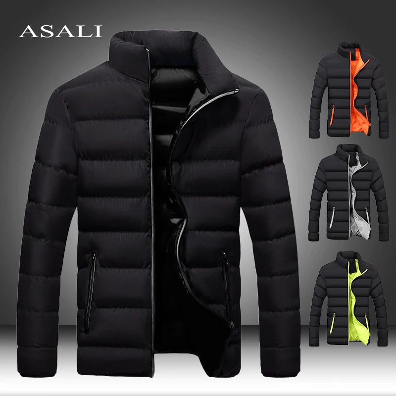 Fleece Parkas Men Hooded Winter Waterproof Jacket New Warm Thick Fur Collar Autumn Casual Men Coats Hat Detachable main image 1
