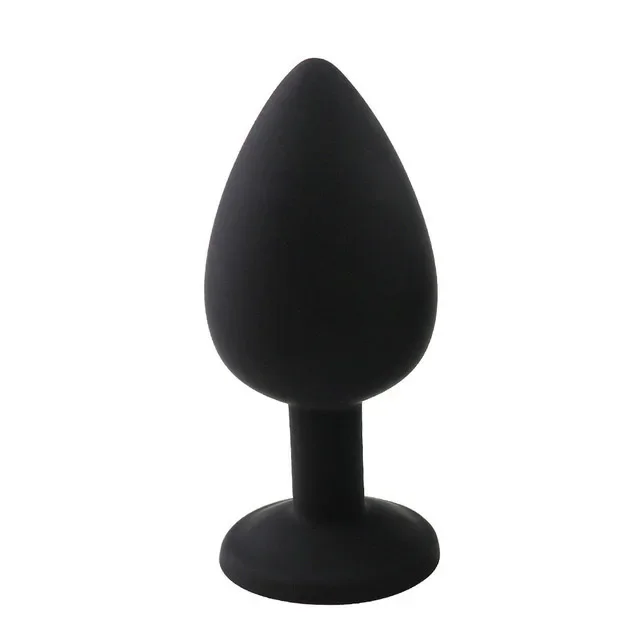 S/M/L Size Anal Plug Sex Toys Round Shaped Metal Stainless With Crystal Jewelry Smooth Steel Butt Small Tail Female/Male Dildo