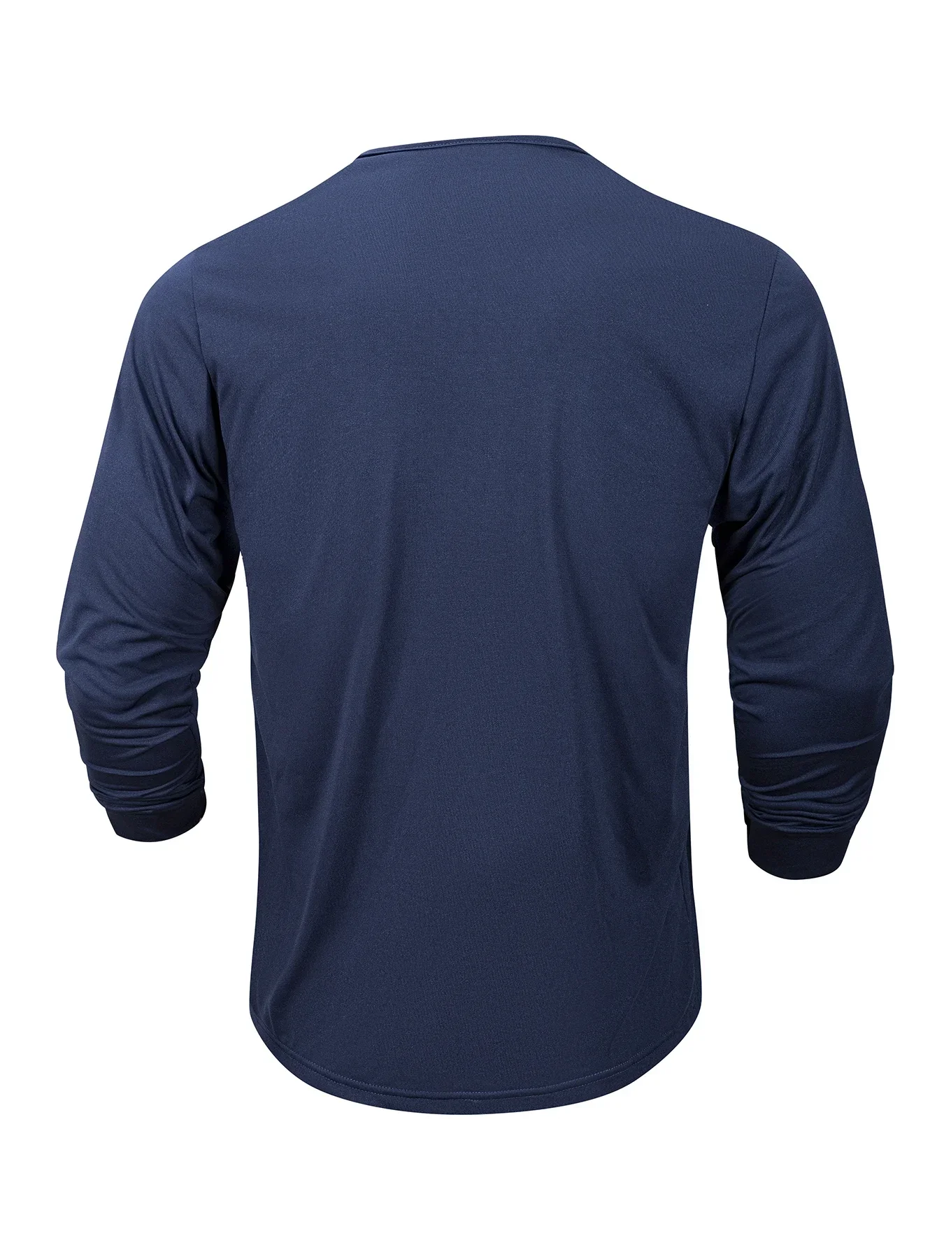 Mens Long Sleeve Henley V-neck Lightweight Long sleeves Casual Cotton Slim Fit Basic Loose Fitness Sports Breathable Top