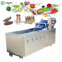 Laveuse à bulles personnalisée de qualité alimentaire pour fruits et légumes avec système de pulvérisation 1
