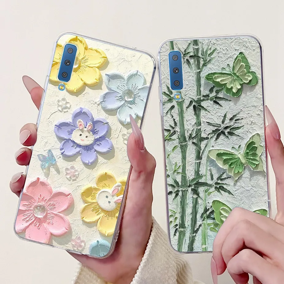 Cute Cat Fashion Painted Soft Slim Phone Case - Stylish Protective Back Cover