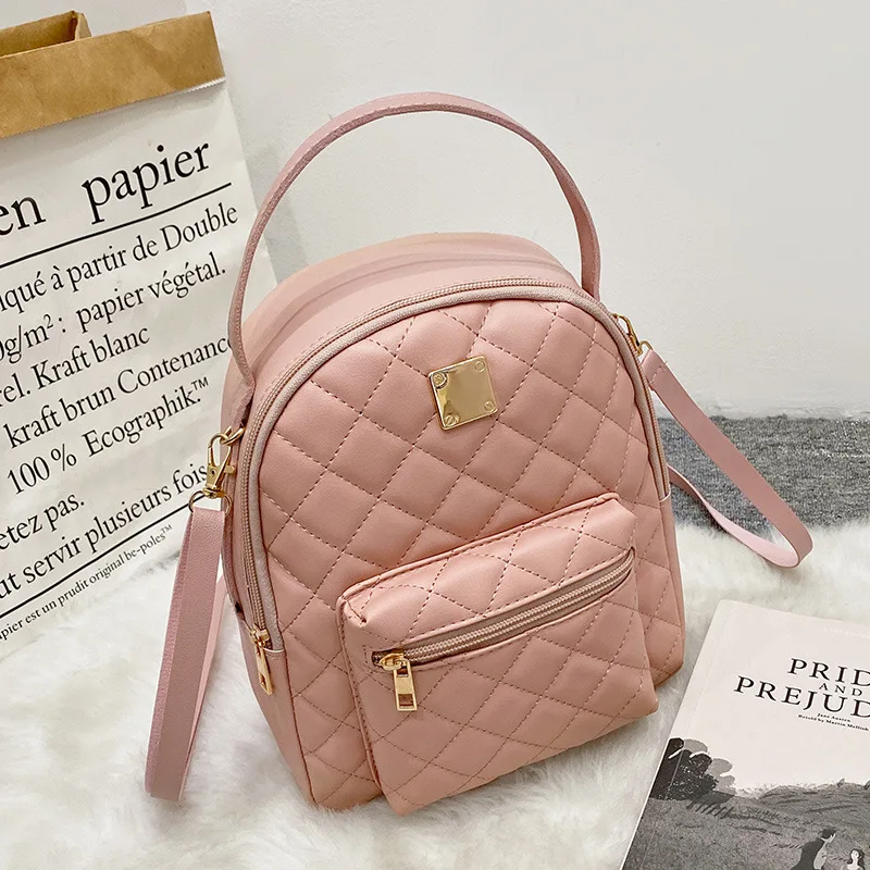 Mini Backpack PU Leather Cute Women's Backpack 2022 Trend Travel Bag Female Shoulder Crossbody Bag Ladies Handbags mochilas 