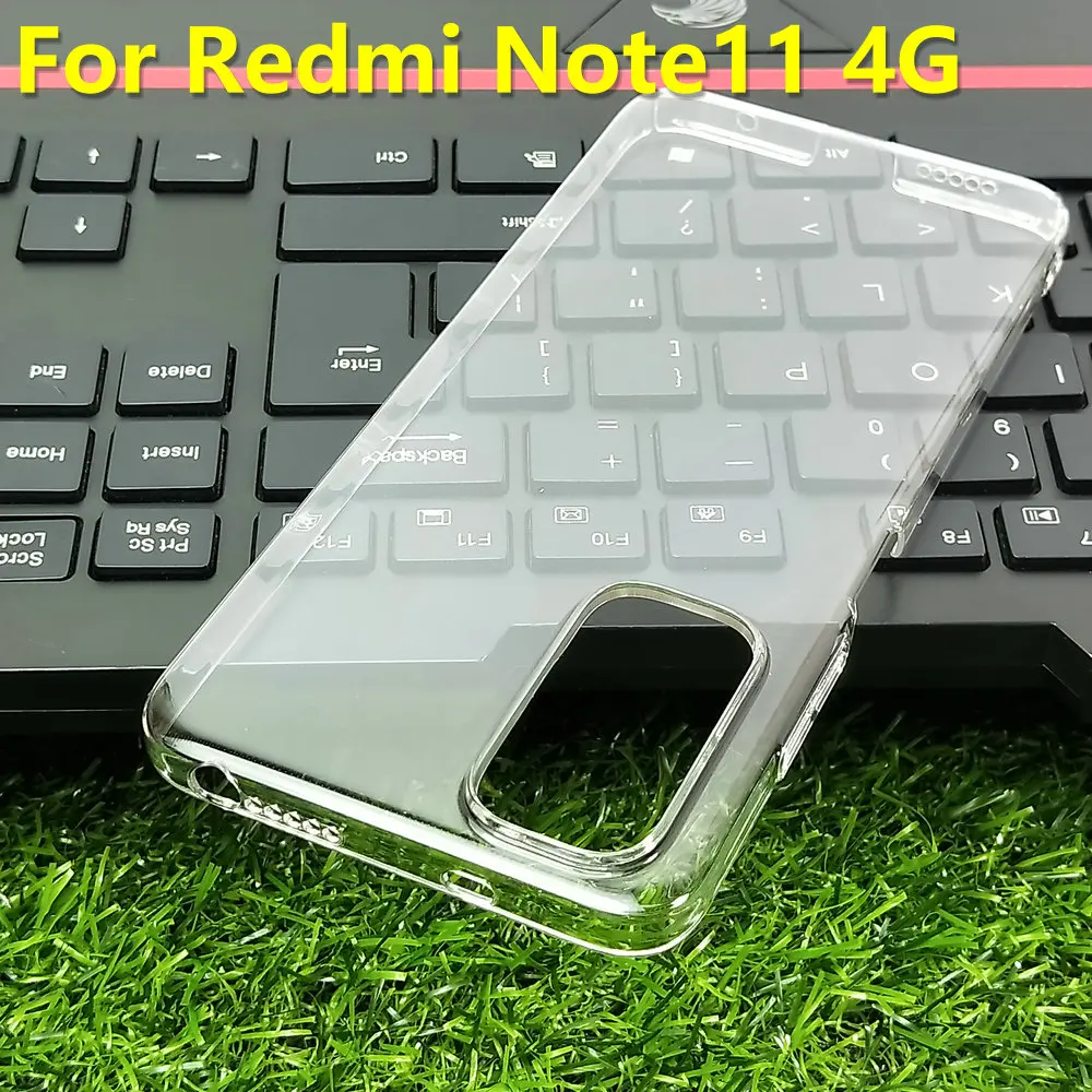 For Xiaomi Redmi 10C Note 11 Pro 4G 5G Case Crystal Hard PC Clear Case Camera Protect Back Full Cover