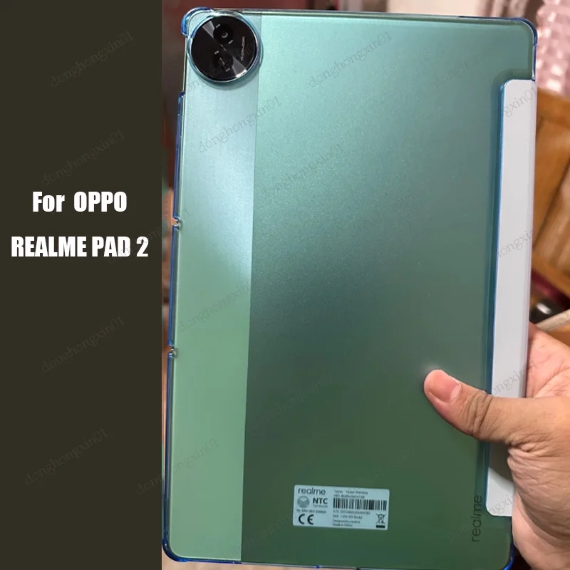 

Case For Realme Pad 2 11.5" 2023 Hard PC Clear Flip Stand PU Protective Smart Cover For Realme Pad 2nd Gen 11.5 Tablet Cases