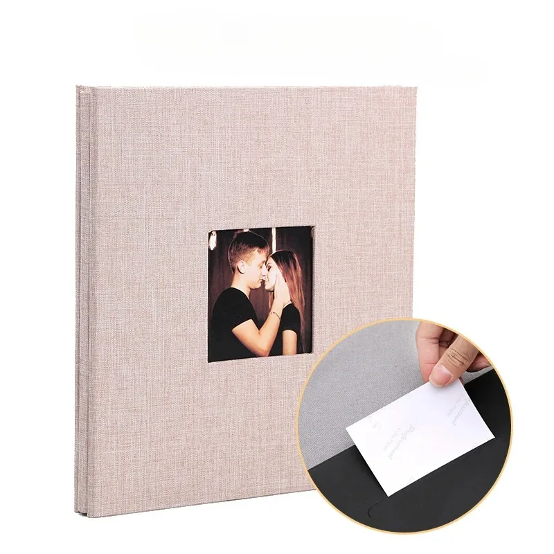 Linen Self Adhesive Photo Album DIY Scrapbook